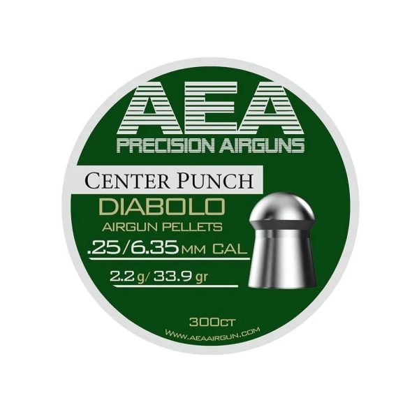 AEA Pellets Center Punch .25 33.9gr